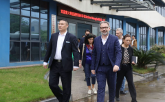 熱烈歡迎意大利圭迪佐洛市市長一行蒞臨我司參觀！